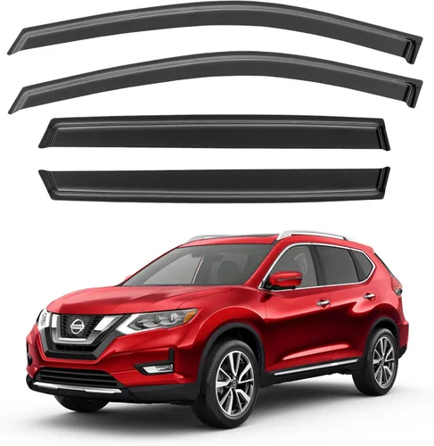 Miniatura 242 de YQAUTEC Viseras de Ventana Protectores de Lluvia para Honda Civic 2022 2023 2024 2025 2026, Deflectores de Viento de Ventilación de Ventana Fuera