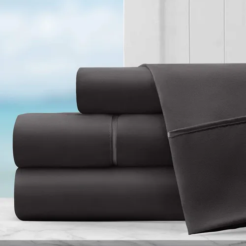 Miniatura 5 de Sábanas Flex Top Split Head Queen para cama ajustable de 800 TC-100% algodón, 4 piezas, sábanas divididas medias superiores para dormir número cama