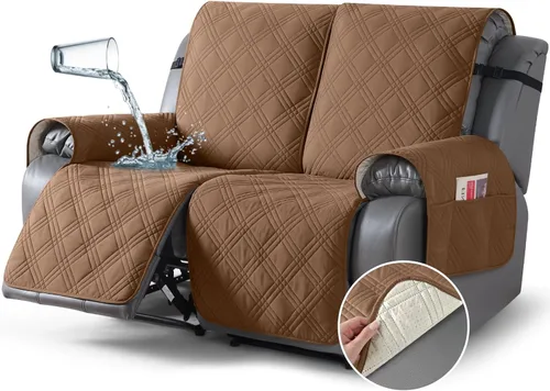 Miniatura 24 de TAOCOCO Fundas para Sillón de Dos Plazas Reclinable 100% Impermeables, Fundas Divididas para Loveseat Reclinable, Funda Antideslizante para Sofá