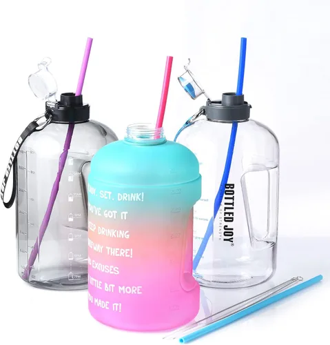 Miniatura 6 de ALINK Pajitas de silicona reutilizables extra largas de 15 pulgadas, paquete de 4 popotes flexibles para vaso Stanley de 40 onzas, botellas de agua