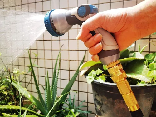 Miniatura 7 de PLG - Conectores de manguera de jardín de latón de conexión rápida de 3/4 pulgadas - A prueba de fugas para boquillas, riego y lavado de autos