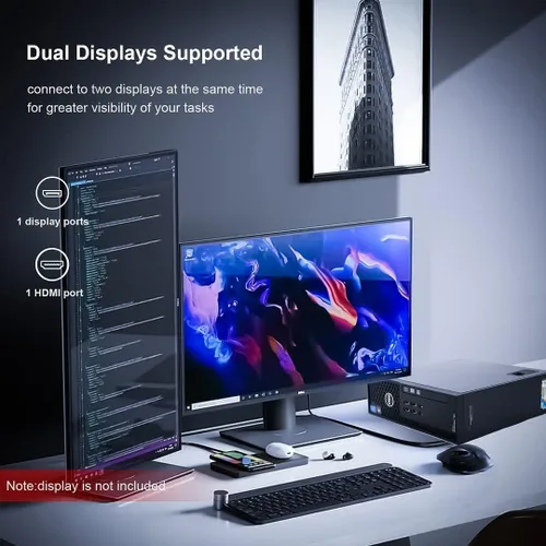 Miniatura 2 de Dell Computadoras de escritorio OptiPlex 3060 Windows 11 Pro, Hexa Core i7-8700 hasta 4.60GHz, 16GB DDR4, 512GB M.2 NVMe SSD, 1TB HDD, AX210 WiFi