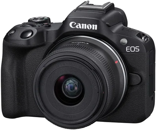 Miniatura 2 de Canon Cámara sin espejo EOS R50 con lente de 0.709-1.772 in (negro) (5811C012) + tarjeta de 64 GB + kit de filtro + software fotográfico Corel +