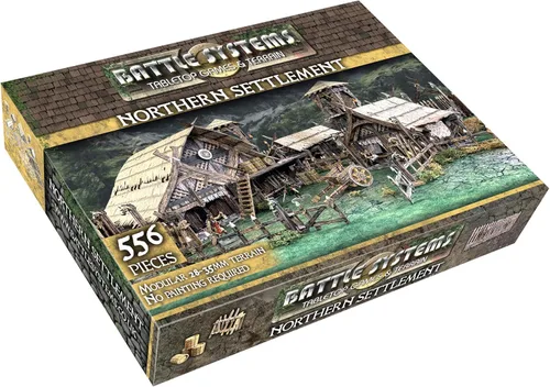 Miniatura 7 de Battle Systems BSTFWA005 Río y Carreteras Escenas Modulares de Fantasía - Perfecto para Juegos de Rol y Wargames - Terreno de Mesa Multinivel