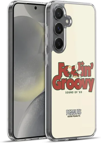 Miniatura 259 de Head Case Designs Funda de gel Woodstock 50th con licencia oficial de Peanuts Snoopy Guitar 1969 [protección de grado militar] compatible