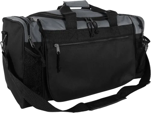 Miniatura 10 de DALIX - Bolsa deportiva de 20 pulgadas con bolsillos de malla y para objetos de valor, para gimnasio y viaje