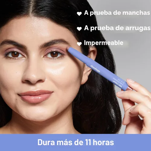 Miniatura 5 de ALLEYOOP Sombra de ojos en barra impermeable 11th Hour - Sombra de ojos en lápiz y delineador de ojos de larga duración, barra de crema a polvo e
