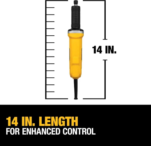 Miniatura 6 de DEWALT Esmerilador, con cable, 1-1/2 pulgadas, 4.2 amperios, 25,000 RPM, capacidad AC/DC (DWE4887)