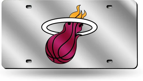 Miniatura 30 de Rico Industries Placa de matrícula metálica con incrustaciones láser de la NBA