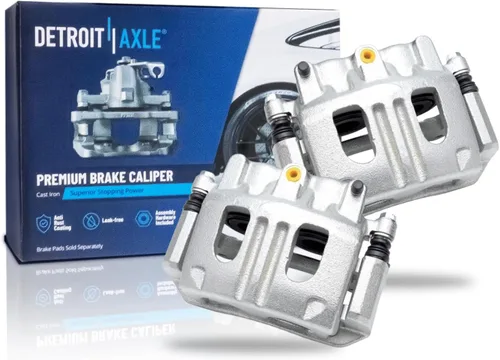 Miniatura 33 de Detroit Axle - 4 pinzas de freno para Honda Element 2003-2011 Pinzas de freno de disco con soportes 2004 2005 2006 2007 2008 2009 2010 reemplazo