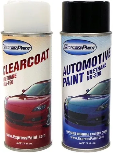 Miniatura 5 de ColorRite - Aerosol para Mazda Miata - Pintura de retoque automotriz azul alegre 6W - Paquete todo incluido 6W (1992-1995) Azul Alegre Metálico Capa