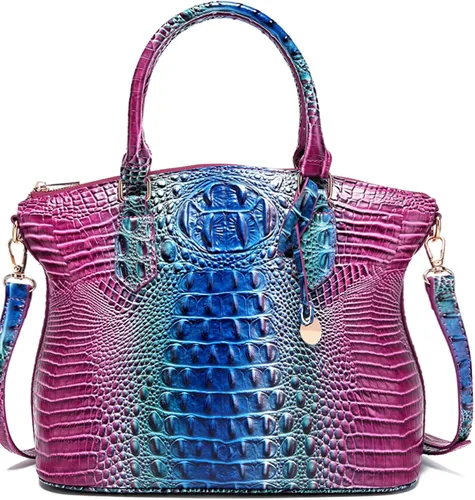Miniatura 13 de Makcr Joacbv Bolso Satchel para Mujer Bolso Bandolera Largo Elegante Bolso Tote Asa Superior Cuero Vegano Bolsos de Mano para Damas Patrón en Relieve