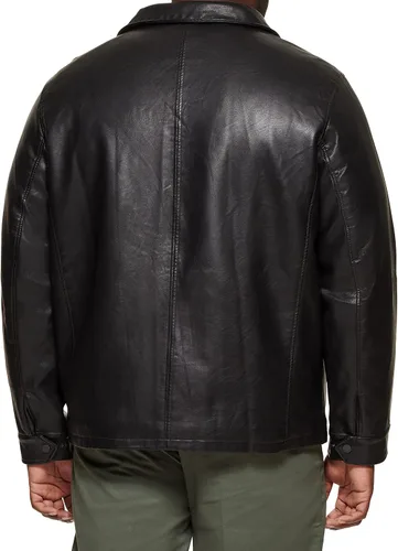 Miniatura 2 de Dockers Chaqueta de cuero sintético James Big & Tall para hombre