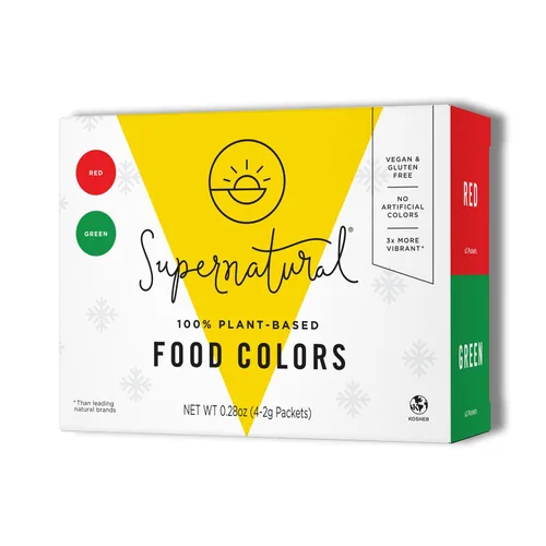 Miniatura 9 de Supernatural Colores alimentarios 100% a base de plantas, 3 veces más vibrantes, sin colores artificiales, vegano, kosher, sin gluten, 0.28 onzas