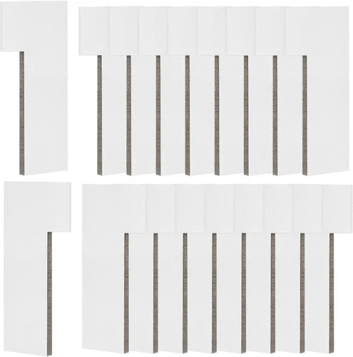 Miniatura 9 de 16 sellos de esquina de puerta, burletes de esquina con sellos adhesivos de esquina para puertas exteriores, juego de 8 (marrón)
