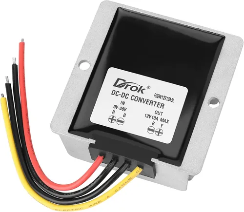 Miniatura 10 de DROK Boost Buck Convertidor de 9V-36V a 12V 3A 36W carcasa de aluminio impermeable auto elevador regulador de voltaje 12V V Transformador de voltios