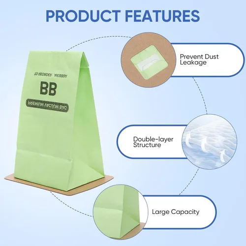 Miniatura 5 de BB Bolsas compactas de repuesto para Oreck XL Buster B AK1BB8A compatibles con BB180 BB280 BB850 BB870 BB880 BB900 BB1000 MV160CC1600 con 6 filtros