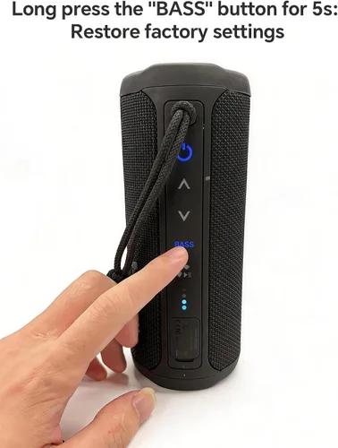 Miniatura 8 de Altavoz Bluetooth inalámbrico fuerte sonido estéreo IPX7 impermeable al aire libre portátil 25W Super Bass Altavoces para fiesta en casa playa