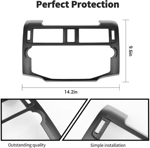 Miniatura 5 de Voodonala Para 4Runner ABS Control Central Navigation Dashboard Instrumento Fascia Panel Cubierta Trim para 2010-2019 Toyota 4Runner Accesorios