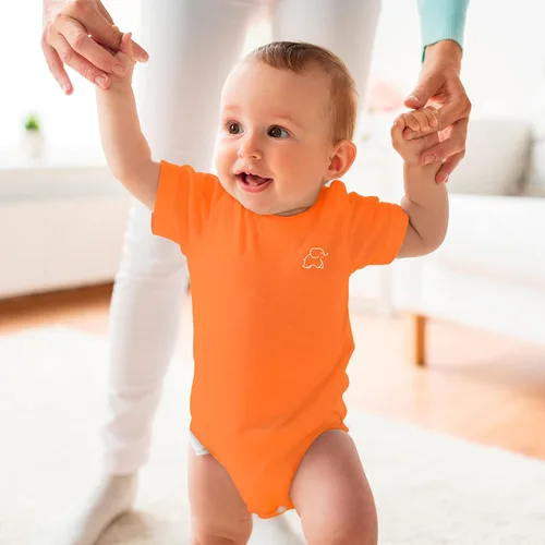 Miniatura 3 de Gender-Neutral, Baby Short-Sleeved BodysuitsOnesies, 100% Cotton USA