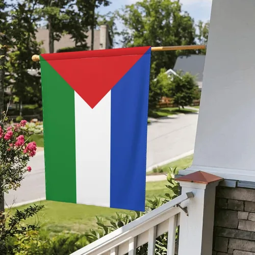 Miniatura 6 de Bandera de la Provincia de Guanacaste de doble cara de 28 x 40 pulgadas, banderas de bienvenida para exteriores, patio, césped, bandera decorativa