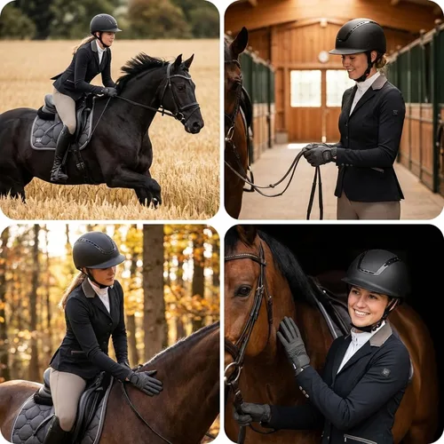Miniatura 5 de Uvex Guantes de equitación Sportstyle – Protección de manos ecuestre estirable – Compatible con pantalla táctil