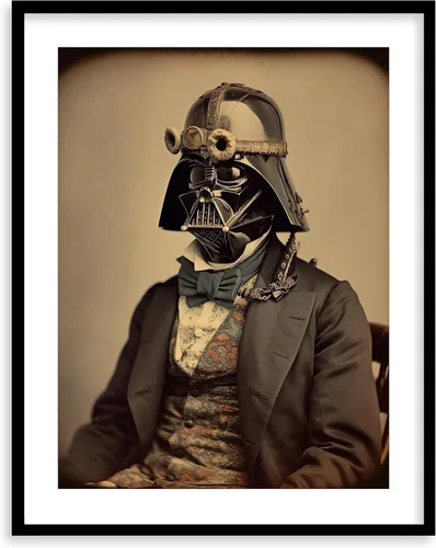 Miniatura 27 de Láminas de Arte de Retratos Victorianos de Star Wars - Impresión de Arte Fino Giclée Premium - Decoración de Pared Steampunk Estética, Póster Darth