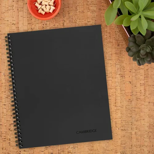 Miniatura 14 de Cambridge Cuaderno de negocios limitado, papel con rayas legales, 8-1/4 x 11 pulgadas, 80 hojas, cubierta flexible suave al tacto, encuadernado
