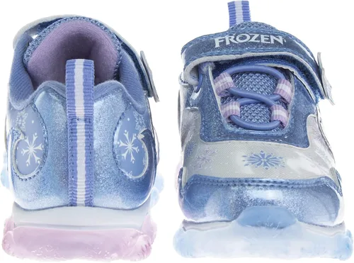 Miniatura 2 de Disney Zapatillas de deporte Frozen para niñas sin cordones con luz para correr bebéniña pequeña Púrpura tornasol