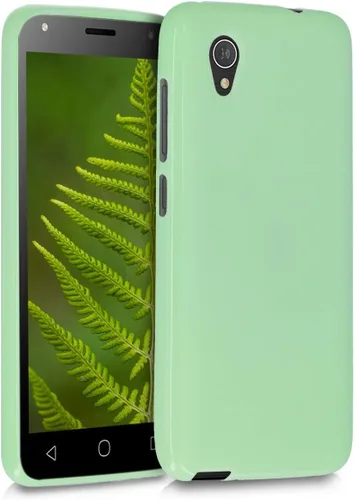 Miniatura 7 de kwmobile Funda compatible con Alcatel 1 (5.0") - Funda protectora de silicona TPU suave y delgada - Rosa oscuro