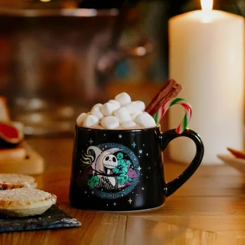 Miniatura 5 de Silver Buffalo Disney Tim Burton's Nightmare Before Christmas Jack and Zero - Taza de cerámica cónica, 14 onzas Jack and Zero (14 onzas)