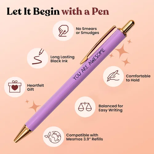 Miniatura 6 de MESMOS Juego de 6 bolígrafos elegantes de tinta fabricados en Alemania para mujeres, ideas de regalo de agradecimiento para maestras, los mejores