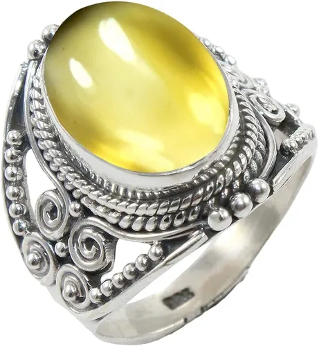 Miniatura 23 de Anillo de Plata Esterlina 925 para Mujeres con Piedra Preciosa Natural, Anillo de Compromiso de Plata Esterlina, Piedra Natal de Junio con Engaste