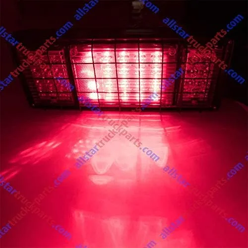 Miniatura 7 de Kit de 2 luces LED traseras para camión, remolque, 40 LED, impermeable, señal de giro, freno de marcha atrás, luz de marcha atrás con protección