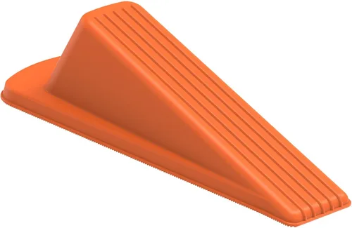 Miniatura 23 de Crosize Topes de puerta para parte inferior de la puerta, topes de puerta de goma premium, cuña de puerta resistente para alfombra, baldosa, Blanco