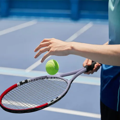 Miniatura 7 de Raqueta de tenis preencordada, ligera, de 27 pulgadas, raquetas recreativas para adultos, para hombres, mujeres, estudiantes, kit de entrenamiento