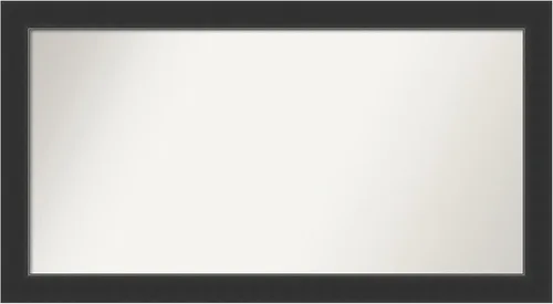 Miniatura 412 de Amanti Art Espejo personalizado, espejo de baño negro Astor, espejo de pared o espejo de tocador de baño sobre el fregadero (25 x 25 pulgadas)