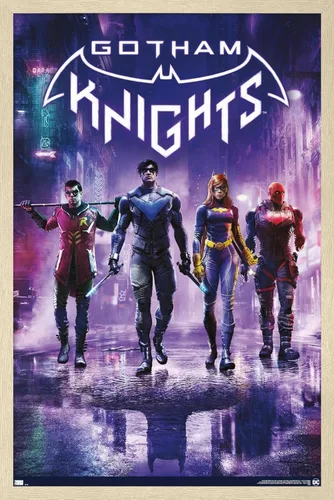 Miniatura 5 de DC Comics - Póster de pared de videojuegos Gotham Knights de arte clave, 34 pulgadas de largo x 22.4 pulgadas de ancho, versión sin marco
