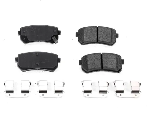 Miniatura 2 de Kit de freno trasero Power Stop para Hyundai Sonata 2016-19 Kia Optima 2016-20 - Pastillas de freno de cerámica con accesorios de instalación