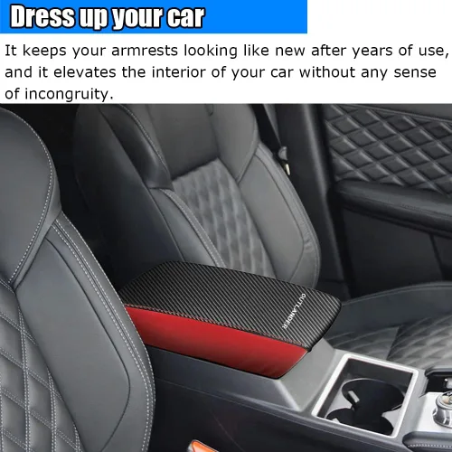 Miniatura 7 de Accesorios interiores personalizados para Mitsubishi Outlander 2022 2023 Outlander PHEV 2023 2024, cubierta de cuero para consola central
