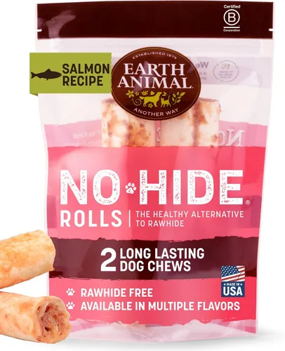 Miniatura 13 de Earth Animal Masticables sin ocultar – de The Grill Rolls Bacon Cheeseburger Sabor Rawhide Free Medium Dog Chews – 3