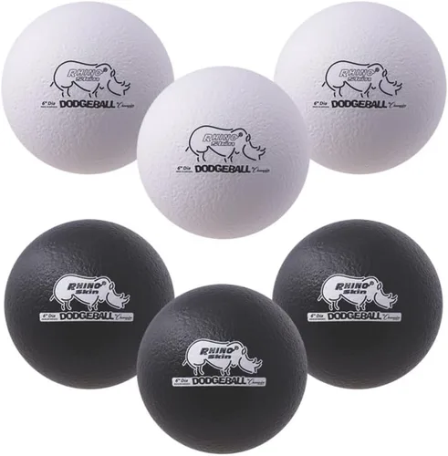 Miniatura 18 de Champion Sports® Rhino Skin® Juego de pelotas de eva de bajo rebote y unidades individuales para patio de juegos, educación física, patio trasero