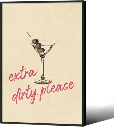 Miniatura 31 de Pósteres vintage de Martini rosa a la moda, cócteles, bebidas alcohólicas, impresiones artísticas de pared para el hogar, apartamento, cocina, bar