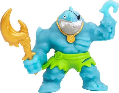 Heroes of Goo Jit Zu Cursed Goo Sea | Súper viscoso, paquete de héroes de figuras de acción de juguete lleno de goo Thrash | con cara que cambia de