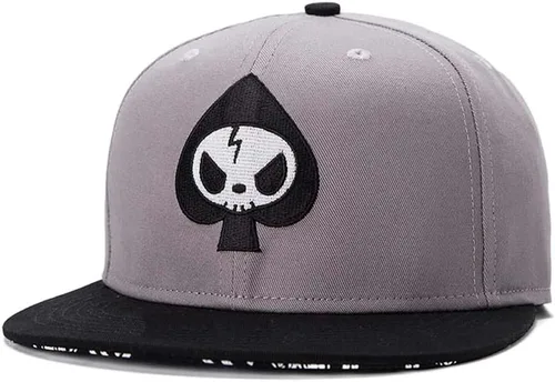 Miniatura 15 de Quanhaigou - Gorra con visera para hombre y mujer, estilo Hip Hop, con visera plana colorida, gorra de béisbol ajustable para adolescentes Coco Rojo