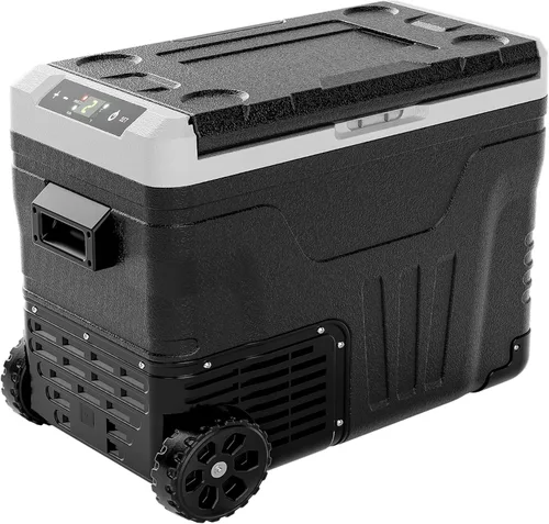 Miniatura 10 de EUHOMY Refrigerador de 12 voltios, enfriador eléctrico de doble zona de 35 cuartos (33 litros), congelador portátil de 12 V/24 V CC 110-240 V CA