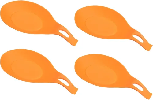 Miniatura 18 de uxcell Soporte de cuchara de silicona, 7.68 x 3.74 pulgadas, resistente al calor, soporte para utensilios de cocina, espátula, soporte para cucharón