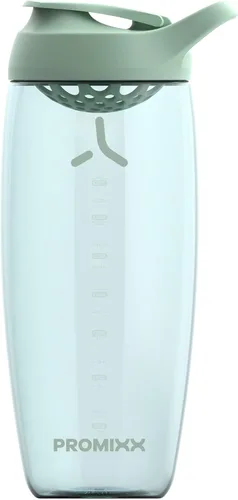 Miniatura 10 de Promixx Pursuit - Botella mezcladora de proteínas, botella deportiva prémium para mezclas de proteínas y batidos de suplementos, vaso mezclador