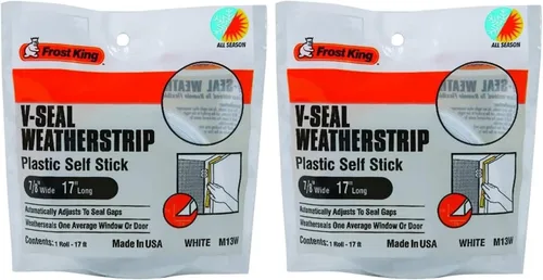 Frost King M13WH V-Seal Burlete 7/8 pulgadas por 17 pies Blanco, 7/8" x 17'
