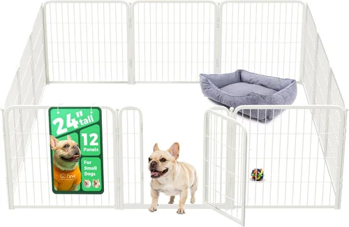 Miniatura 63 de FXW Homeplus Unleashed Corralito para Perros de Interior - Juego Sin Estrés y Seguro, Resistente de 24 Pulgadas 4 Paneles Corral para Cachorros
